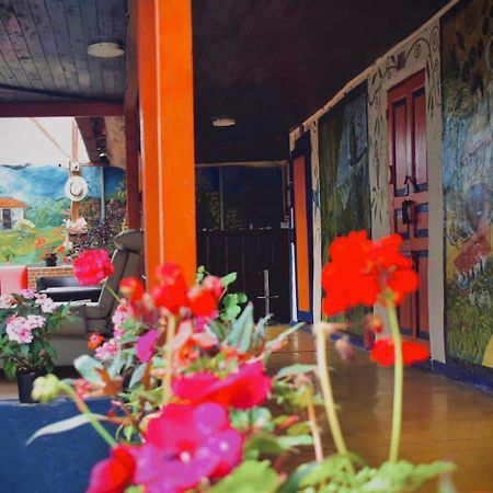 Hostal La Pijarana Salento Exteriör bild