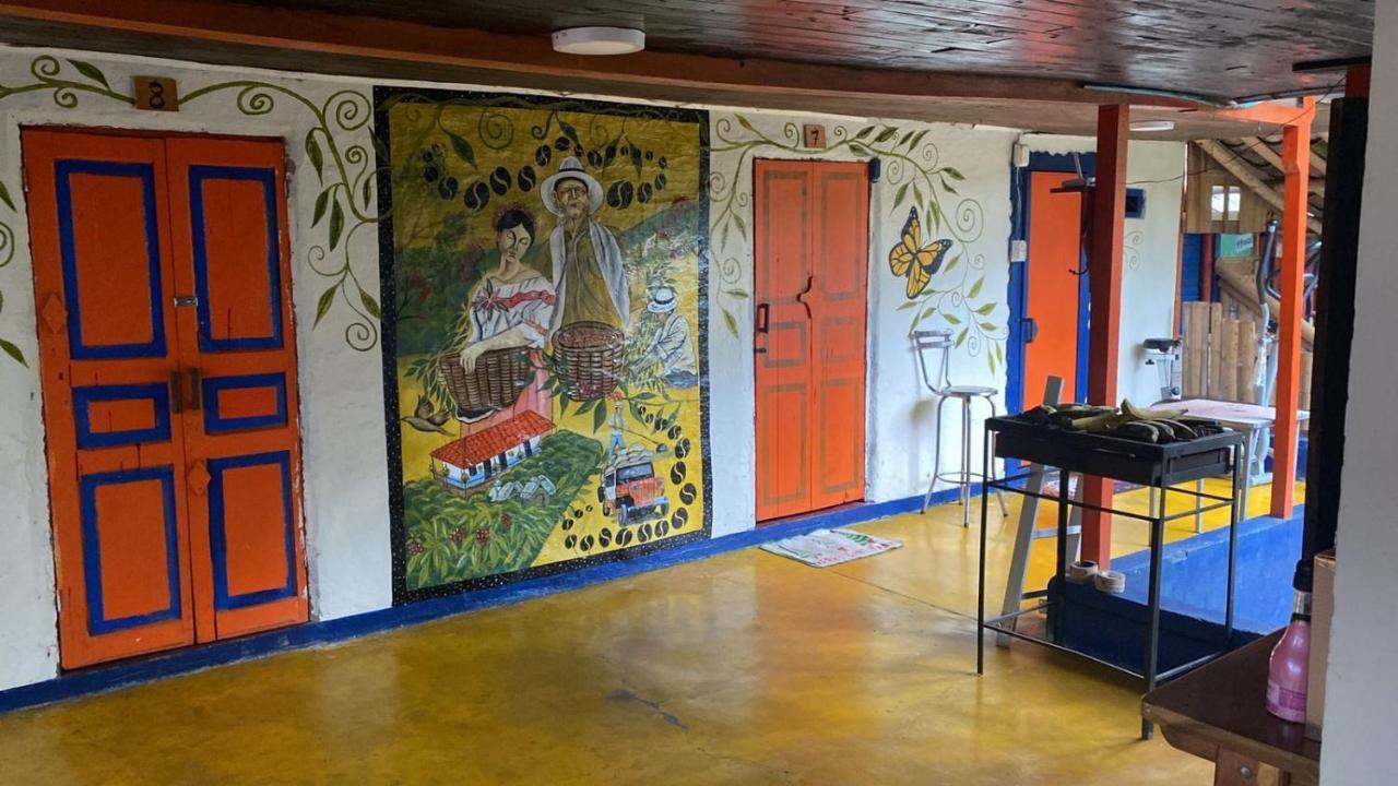 Hostal La Pijarana Salento Exteriör bild