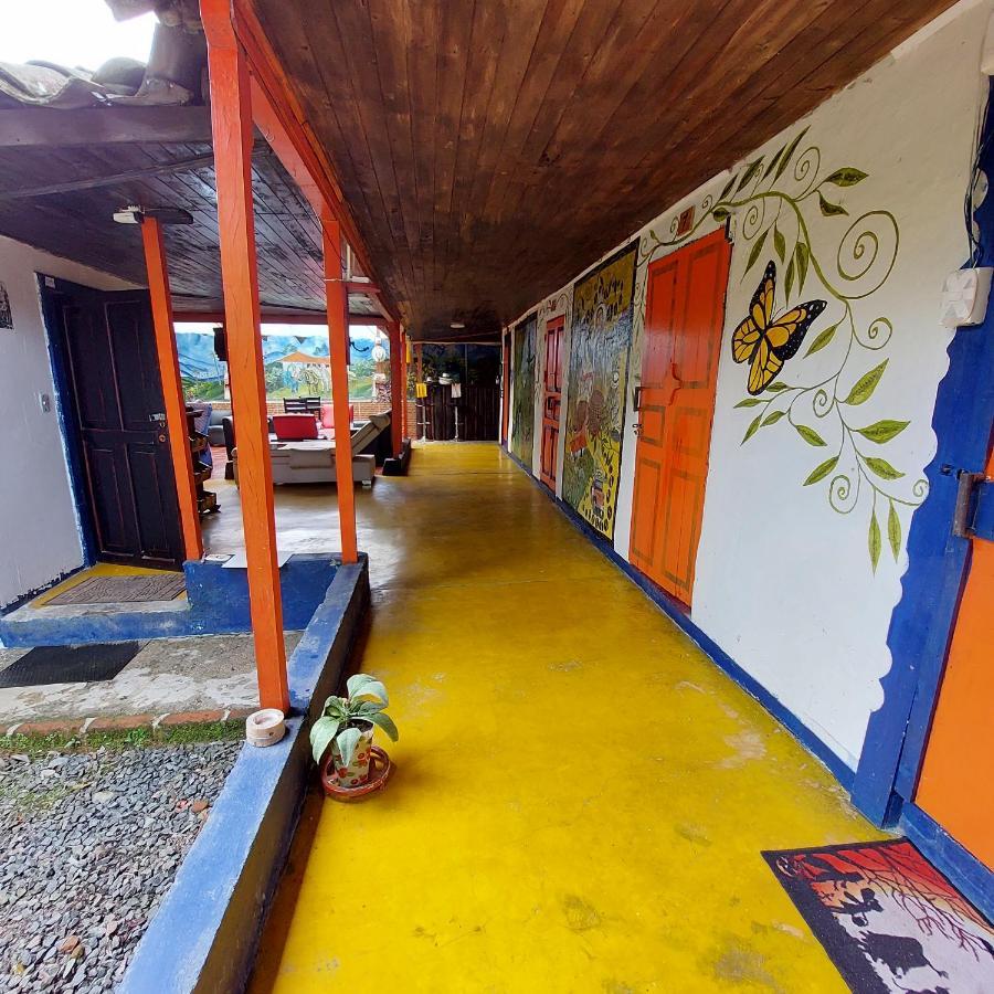Hostal La Pijarana Salento Exteriör bild
