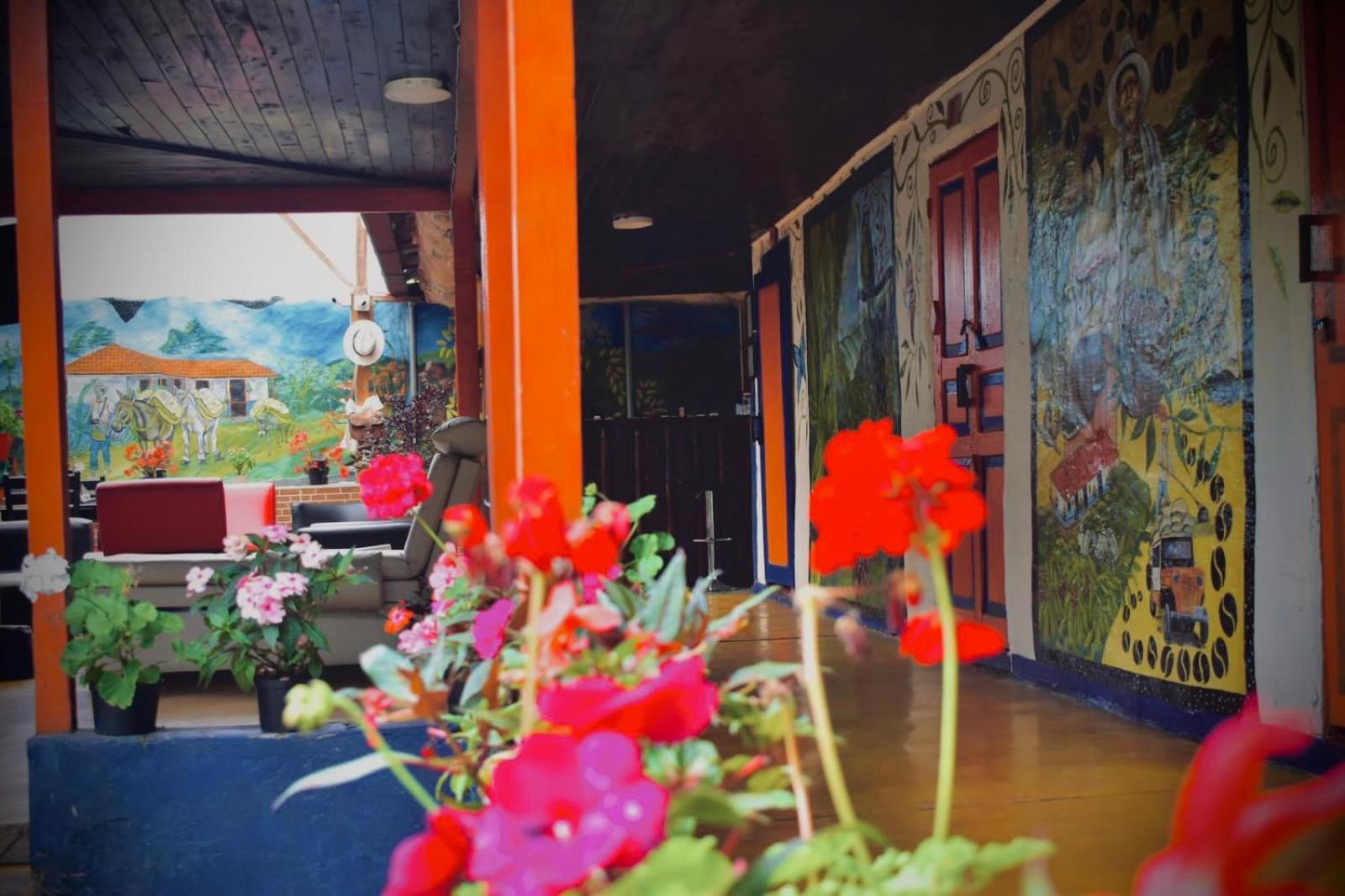 Hostal La Pijarana Salento Exteriör bild